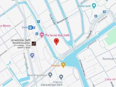 Kaartje locatie La Causa Advocaten Delft